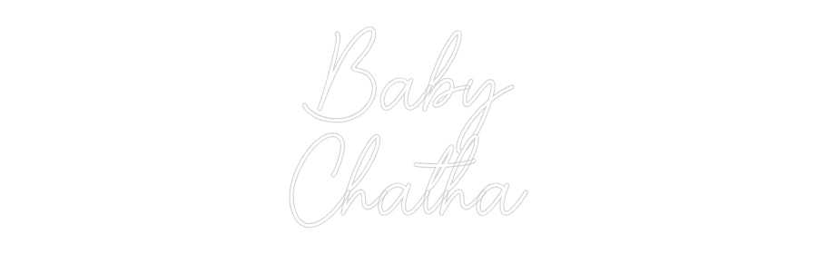 Custom Neon Sign Online Editor Baby
Chatha