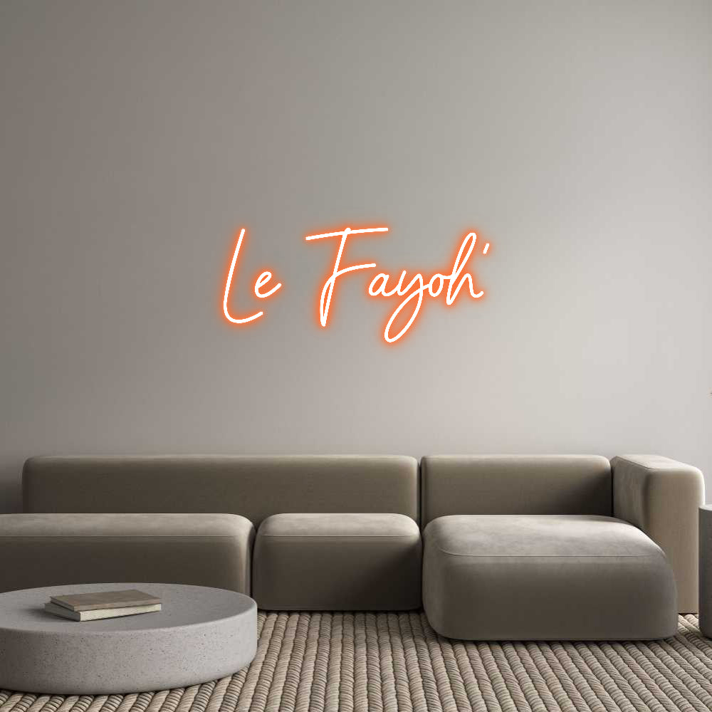 Custom Neon Sign Online Editor Le Fayoh’