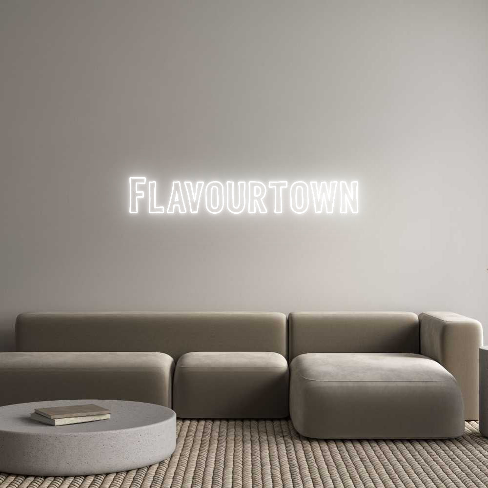 Custom Neon Sign Online Editor Flavourtown