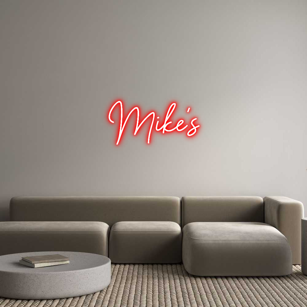 Custom Neon Sign Online Editor Mike's