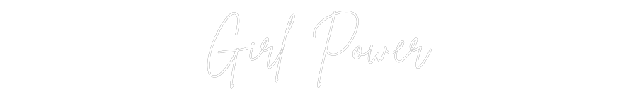 Custom Neon Sign Online Editor Girl Power