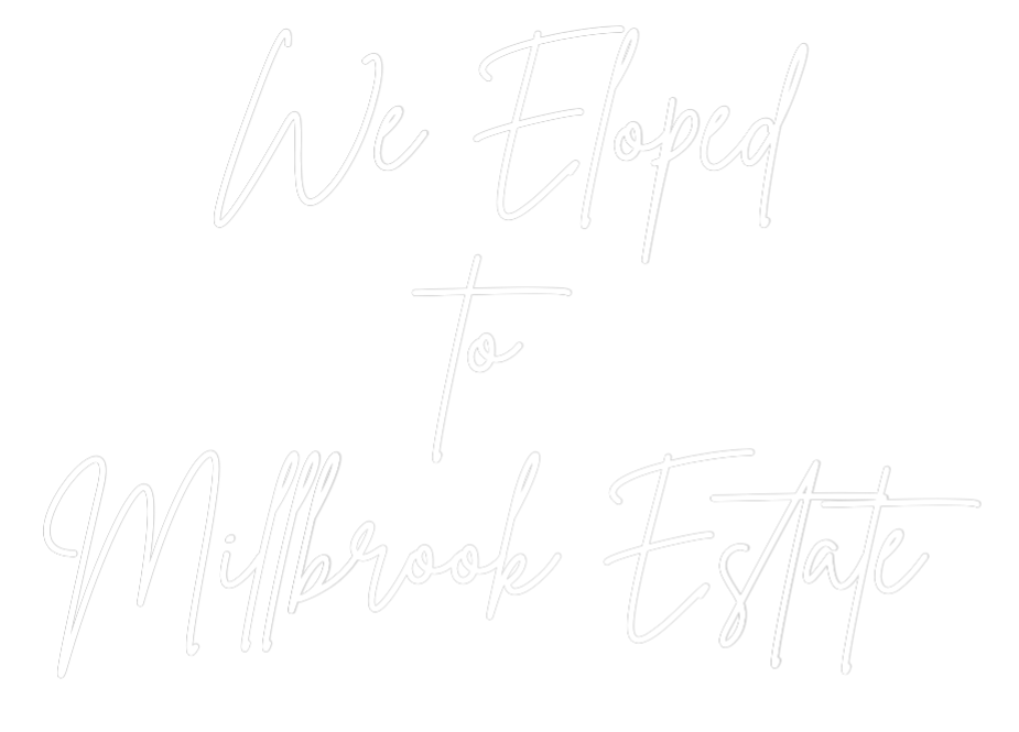 Custom Neon Sign Online Editor We Eloped
to...
