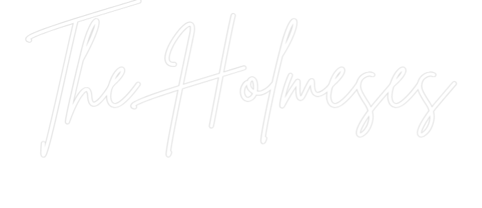 Custom Neon Sign Online Editor The Holmeses