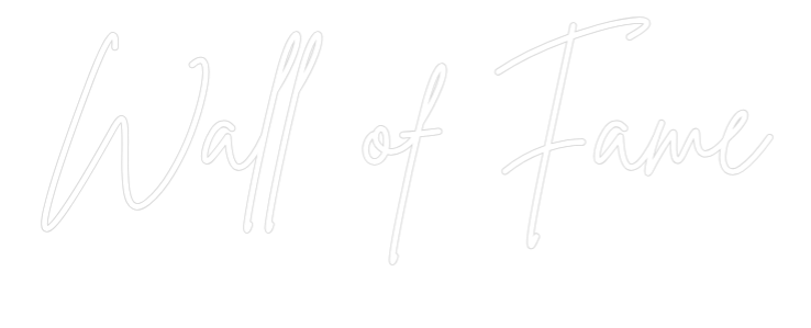 Custom Neon Sign Online Editor Wall of Fame