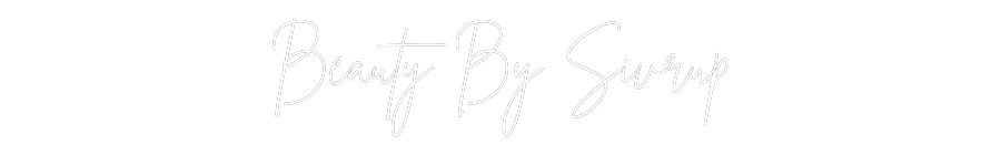 Custom Neon Sign Online Editor Beauty By Siv...