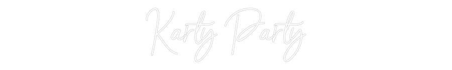 Custom Neon Sign Online Editor Karty Party