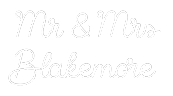 Custom Neon Sign Online Editor Mr & Mrs
Bla...