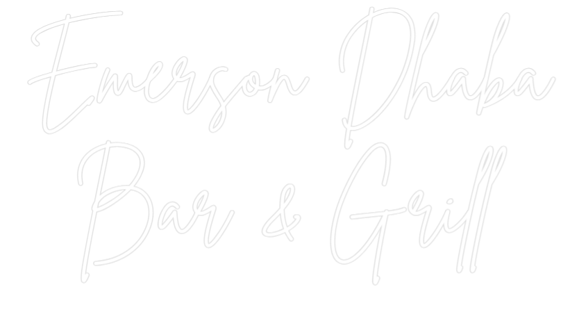 Custom Neon Sign Online Editor Emerson Dhaba...