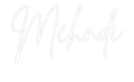 Custom Neon Sign Online Editor Mehndi