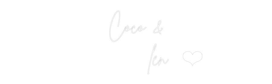 Custom Neon Sign Online Editor Coco &
     ...