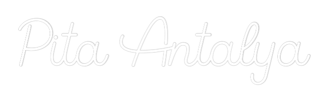 Custom Neon Sign Online Editor Pita Antalya