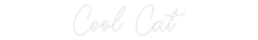 Custom Neon Sign Online Editor Cool Cat