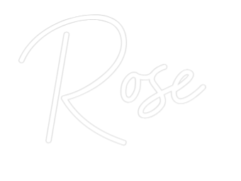 Custom Neon Sign Online Editor Rose