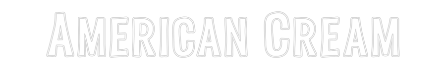 Custom Neon Sign Online Editor American Cream