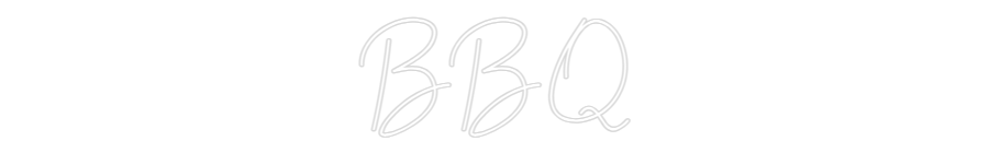 Custom Neon Sign Online Editor BBQ