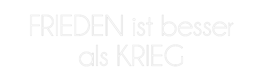 Custom Neon Sign Online Editor FRIEDEN ist b...