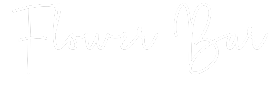 Custom Neon Sign Online Editor Flower Bar