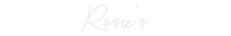 Custom Neon Sign Online Editor Rosie's