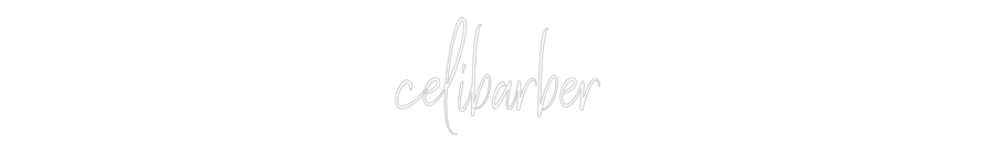 Custom Neon Sign Online Editor celibarber