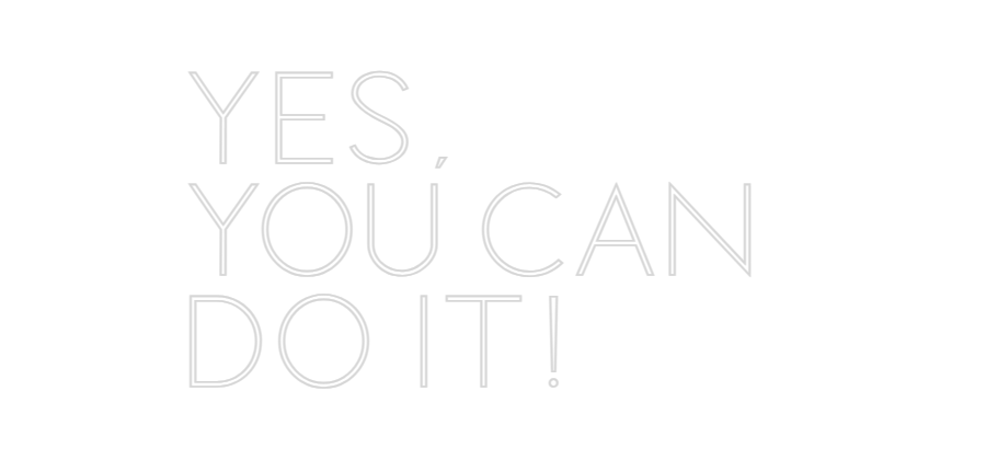 Custom Neon Sign Online Editor YES, 
YOU CA...