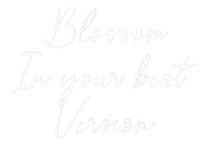 Custom Neon Sign Online Editor Blossom 
In ...