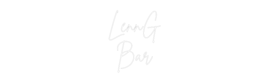 Custom Neon Sign Online Editor LennG
Bar