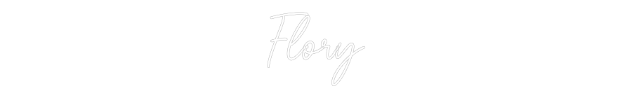 Custom Neon Sign Online Editor Flory
