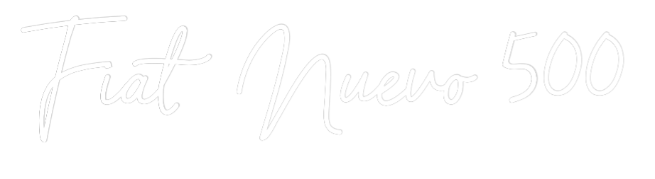 Custom Neon Sign Online Editor Fiat Nuevo 500