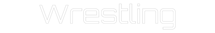 Custom Neon Sign Online Editor Wrestling