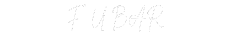 Custom Neon Sign Online Editor F U BAR