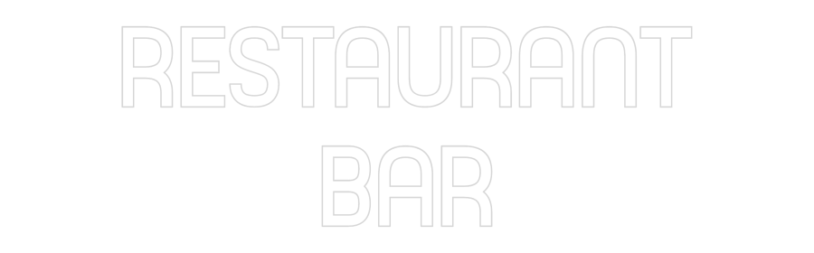 Custom Neon Sign Online Editor RESTAURANT
BAR