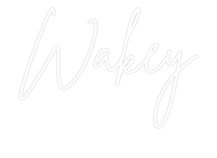 Custom Neon Sign Online Editor Wakey