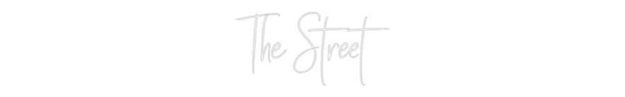 Custom Neon Sign Online Editor The Street