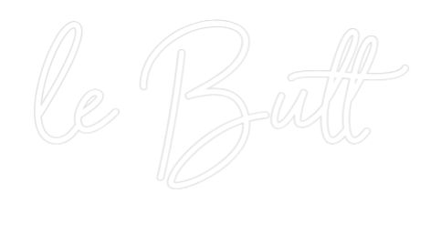 Custom Neon Sign Online Editor le Butt