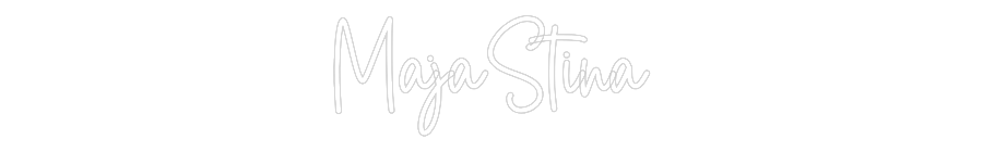 Custom Neon Sign Online Editor MajaStina