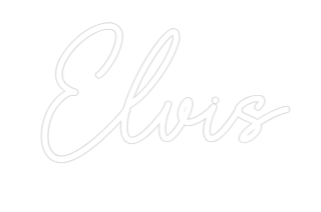 Custom Neon Sign Online Editor Elvis