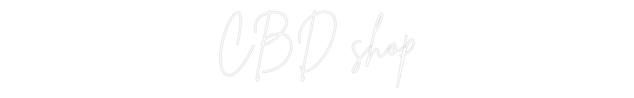 Custom Neon Sign Online Editor CBD shop