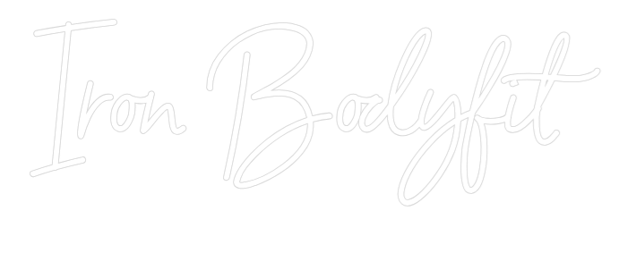 Custom Neon Sign Online Editor Iron Bodyfit