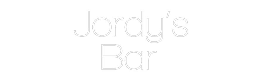 Custom Neon Sign Online Editor Jordy’s
  Bar