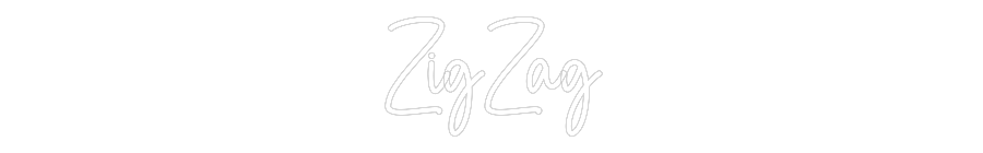 Custom Neon Sign Online Editor ZigZag