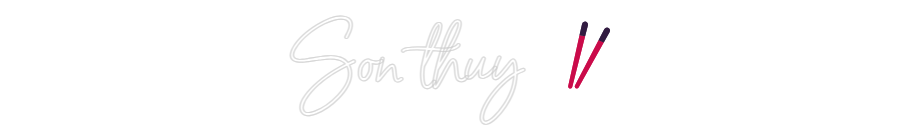 Custom Neon Sign Online Editor Son thuy 🥢