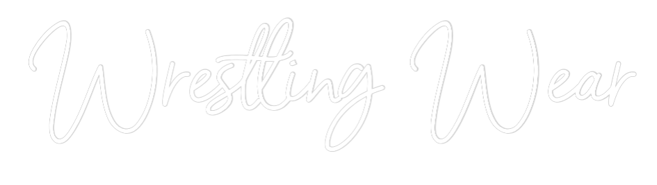 Custom Neon Sign Online Editor Wrestling Wear