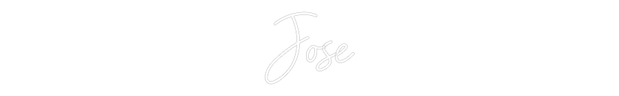 Custom Neon Sign Online Editor Jose