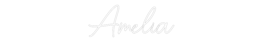 Custom Neon Sign Online Editor Amelia