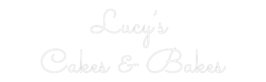 Custom Neon Sign Online Editor Lucy’s 
Cake...
