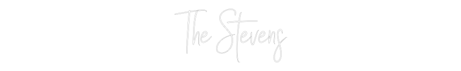 Custom Neon Sign Online Editor The Stevens