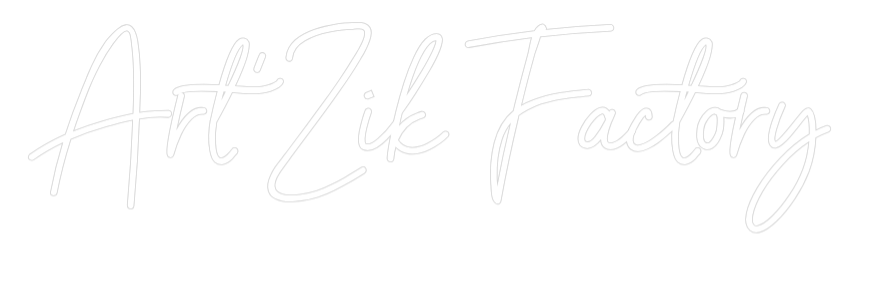 Custom Neon Sign Online Editor Art'Zik Facto...