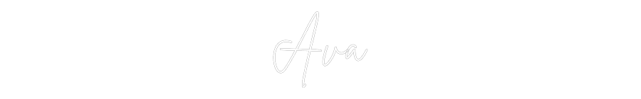 Custom Neon Sign Online Editor Ava