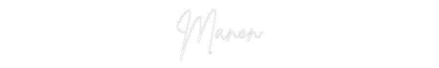 Custom Neon Sign Online Editor Manon
