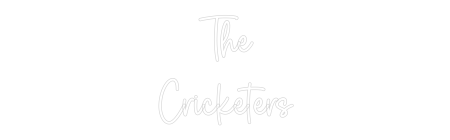 Custom Neon Sign Online Editor The
Cricketers